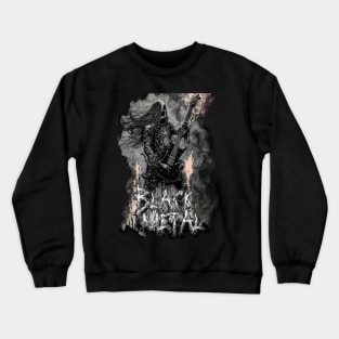 Black metal Crewneck Sweatshirt